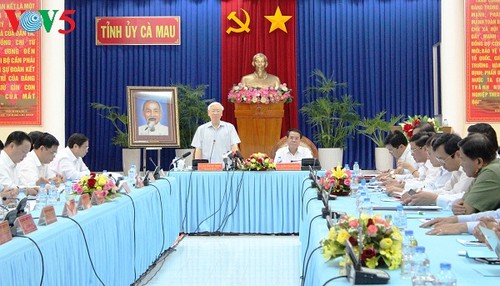 Nguyen Phu Trong: Ca Mau soll maritime Wirtschaft und Forstwirtschaft entwickeln - ảnh 1